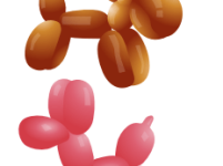 Ballonvouwen-toneel en dans