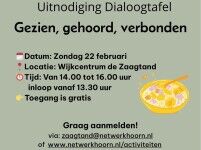 Dialoogtafel 'Gezien, gehoord, verbonden'