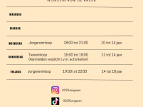 Jongereninloop De Kreek (B&O) woe.