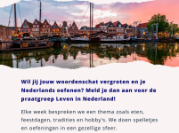 Praatgroep Leven in Nederland donderdagochtend (blok 2)