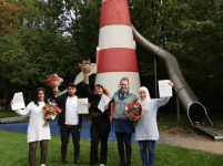 Deelnemers leerwerkplek behalen startkwalificatie in stadsspeeltuin