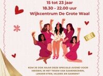 Feestelijk diner voor meiden van 15 tot 23 jaar