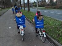 Fietsles voor kinderen succesvol verlopen