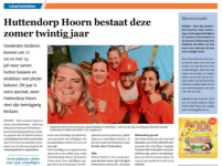 Oud-directeur en Huttendorp in Nieuwsblad Hoorn