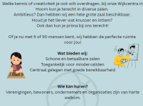 Ruimte huren voor een activiteit?